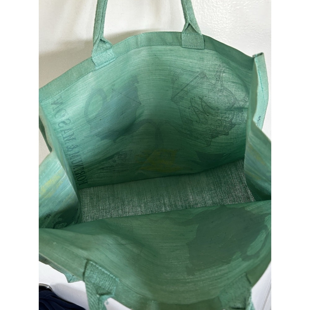 Fortnum & Mason London UK Tea Pot Bag for Life Teal Shopping Tote Bag - Picture 9 of 11
